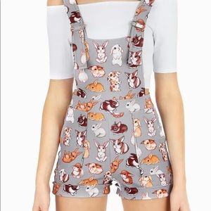 Black Milk Bunny Overalls Size S